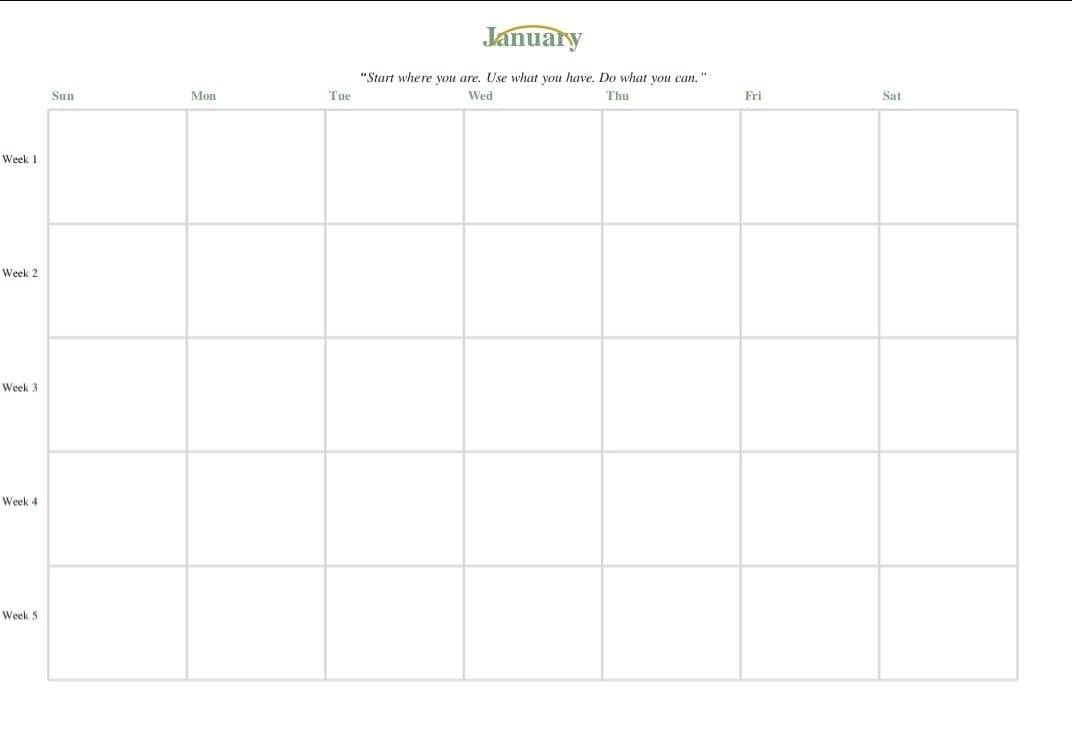 Printable Planner | Undated Digital Organizer (Daily, Weekly & Monthly Layouts)